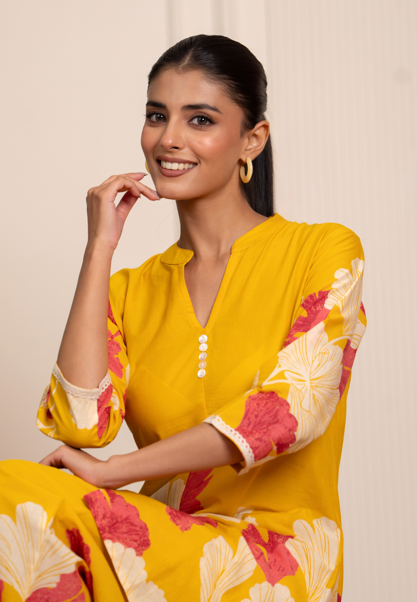 Marigold Muse Cotton Co-ord Set
