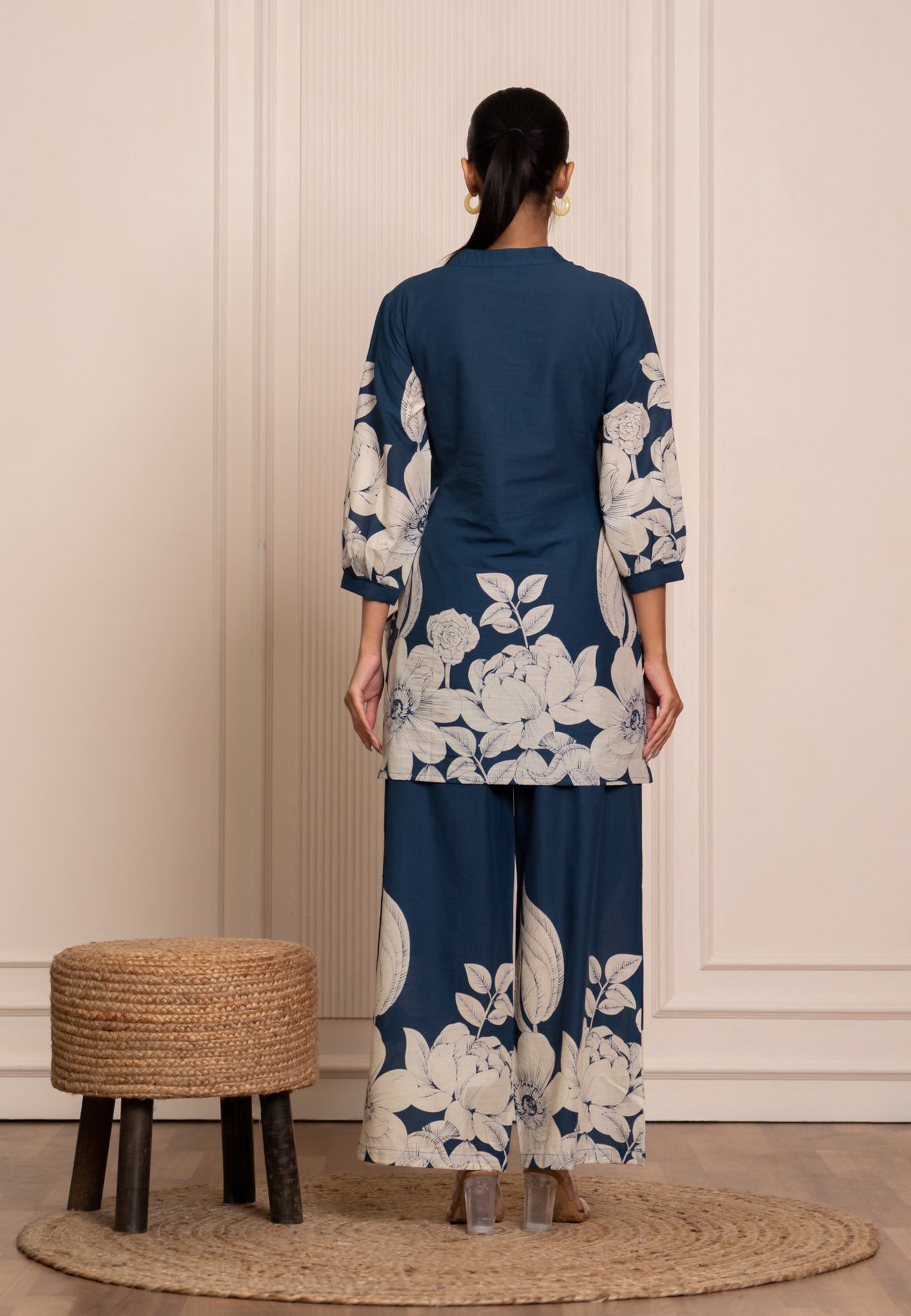 Ocean Blossom Cotton Co-ord Set