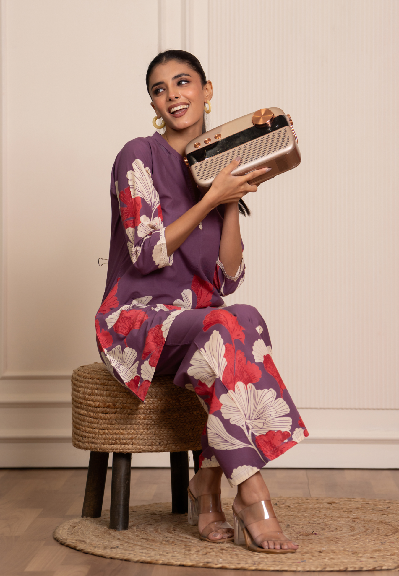 Royale Lavender Cotton Co-ord Set
