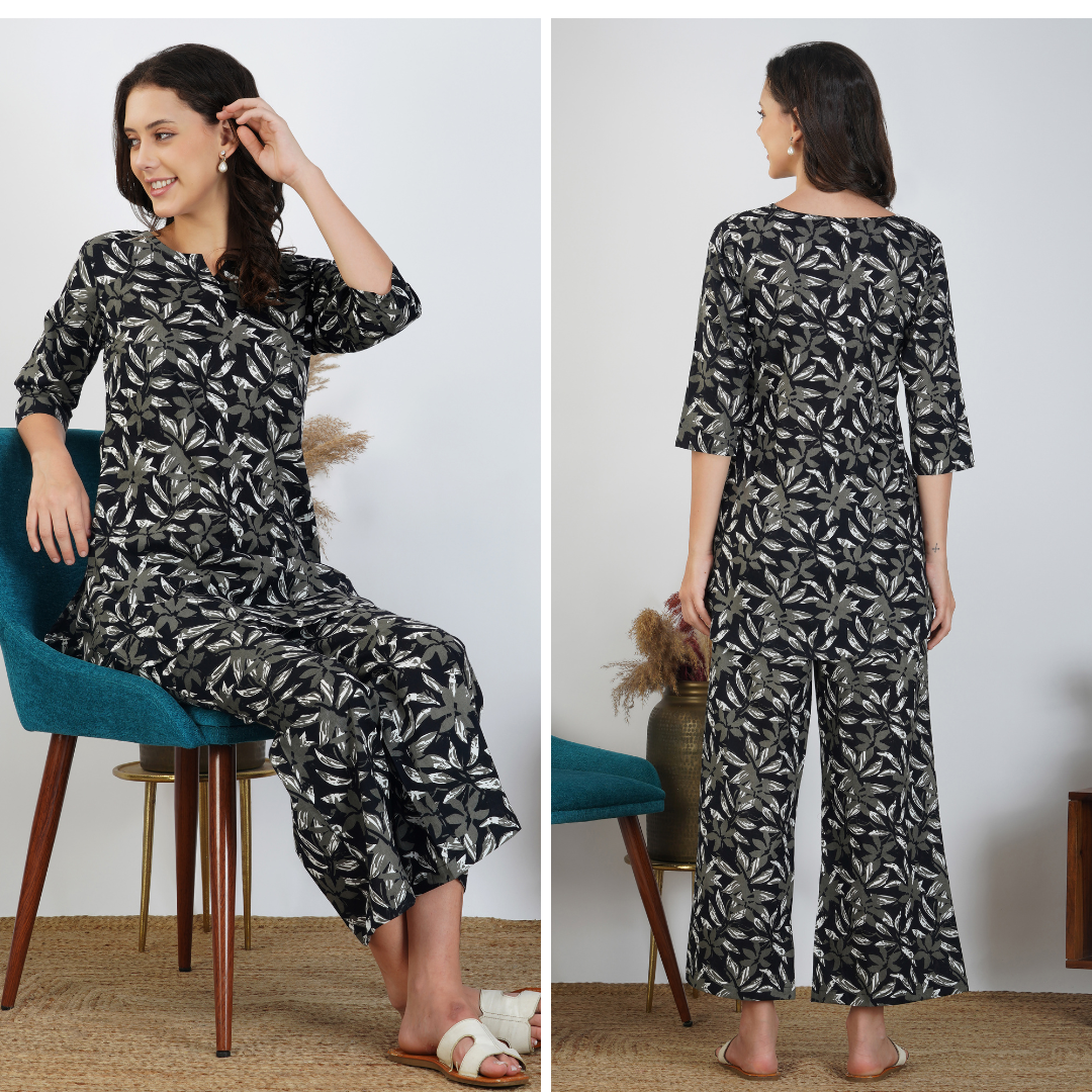 Nightshade Floral Cotton Loungewear