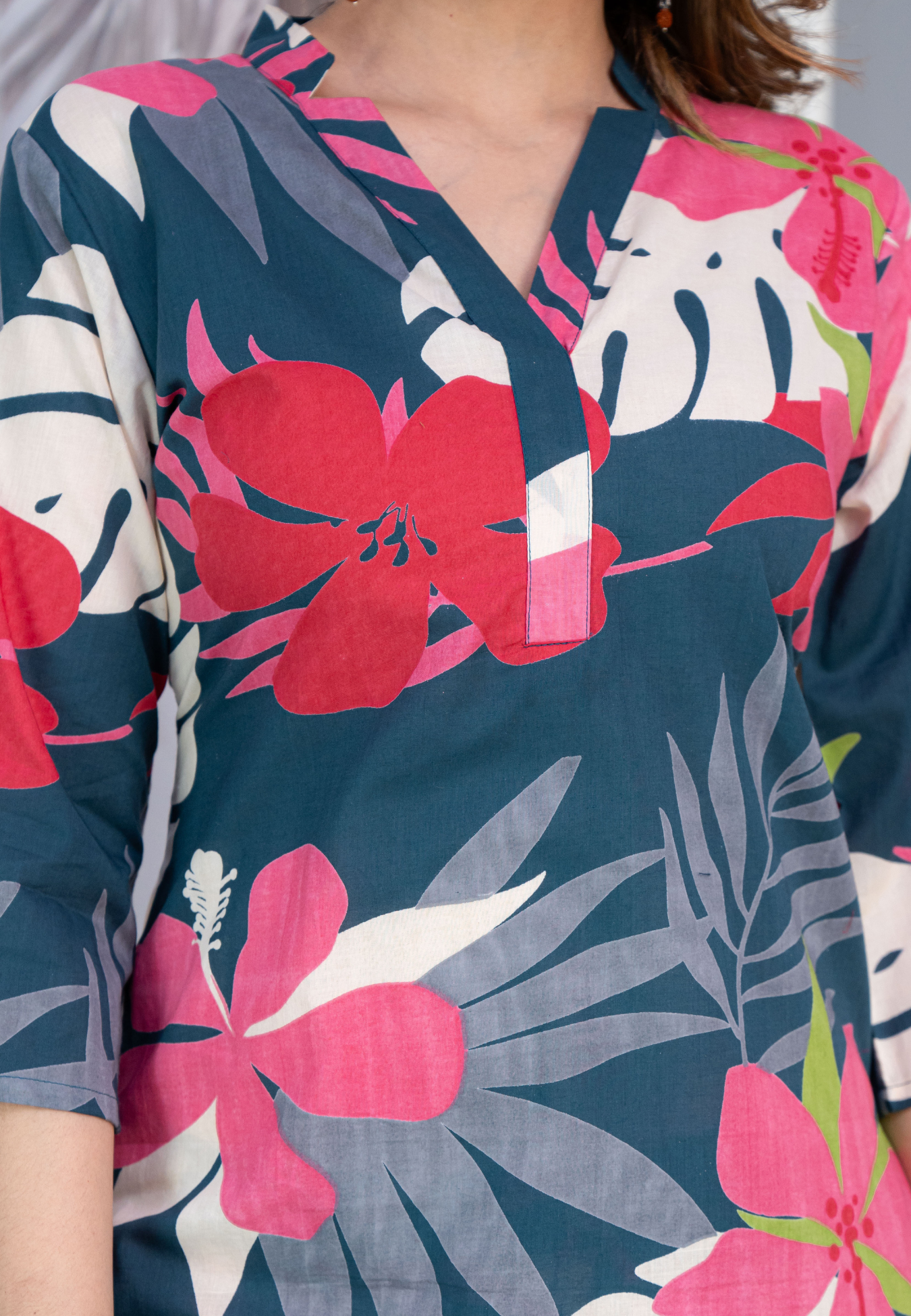 Blue Lagoon Cotton Co-ord Set