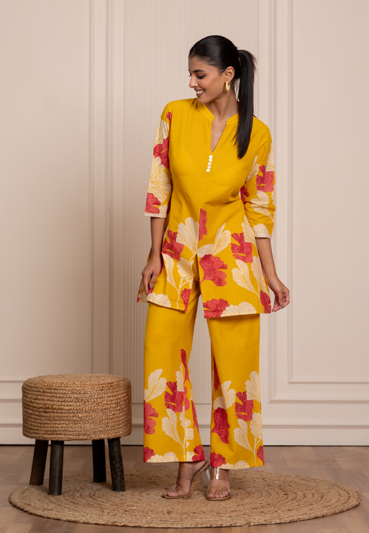 Marigold Muse Cotton Co-ord Set