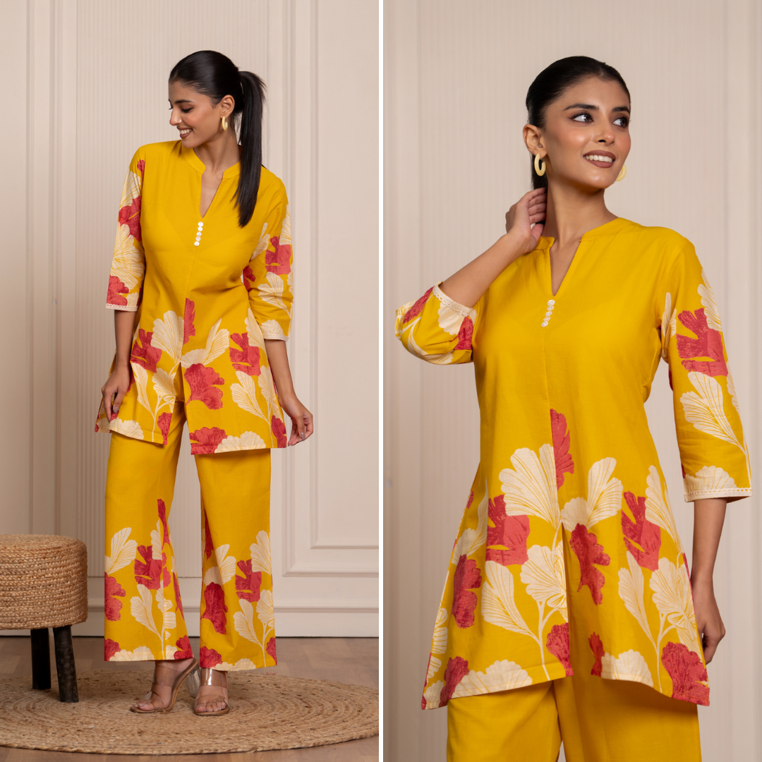 Marigold Muse Cotton Co-ord Set