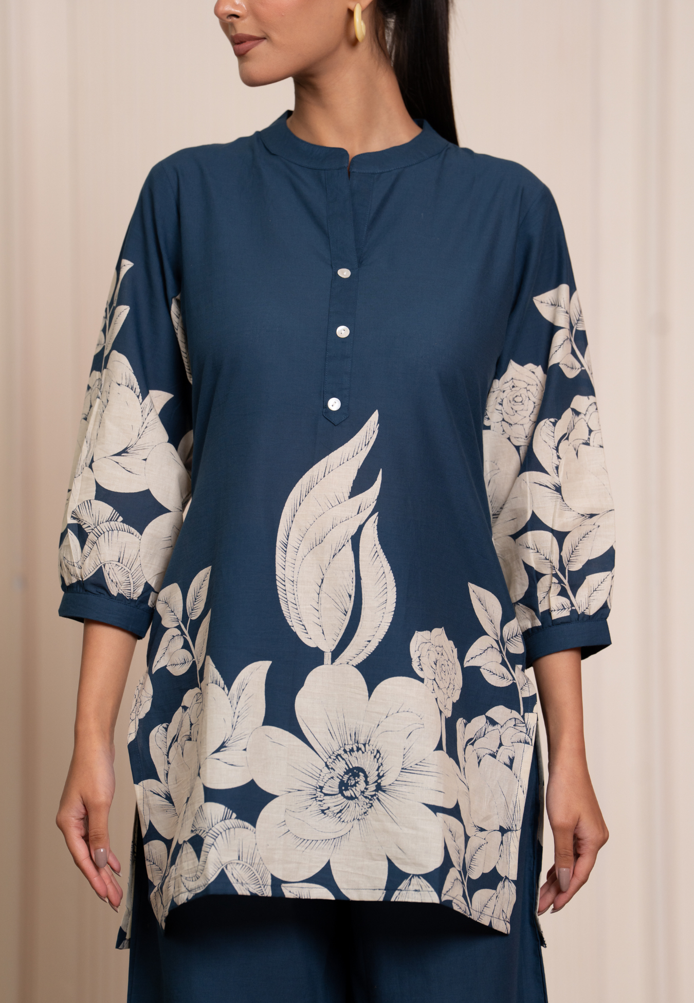Ocean Blossom Cotton Co-ord Set