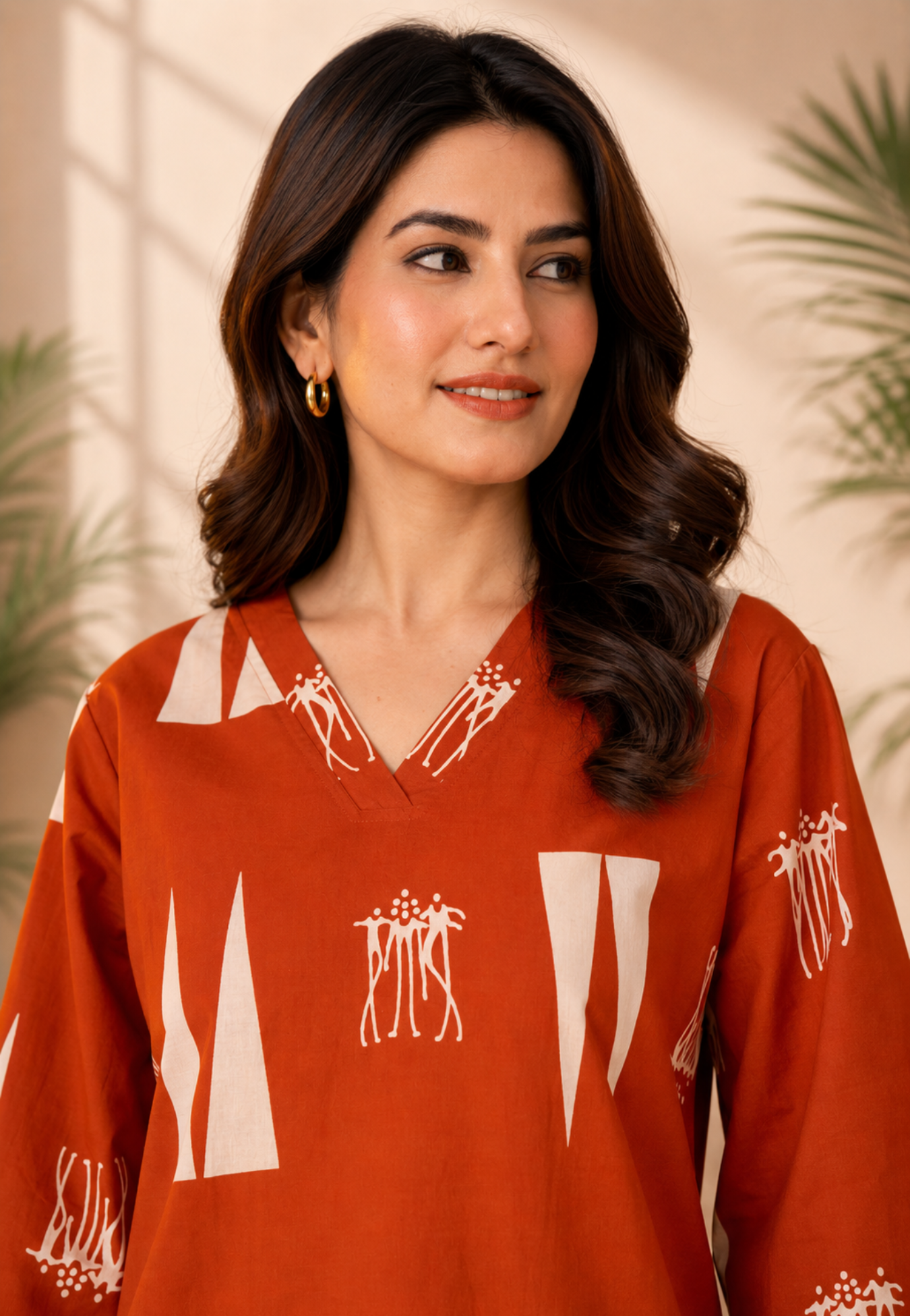 Rust Heritage Pure Cotton Co-ord Set