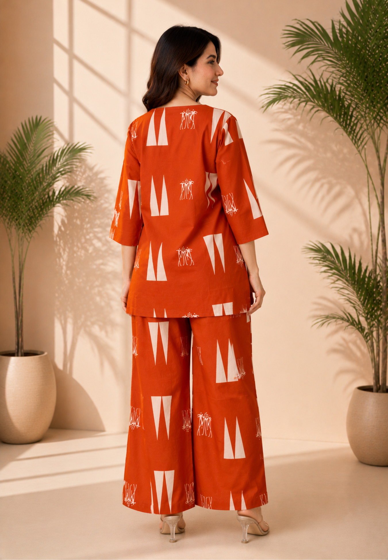 Rust Heritage Pure Cotton Co-ord Set